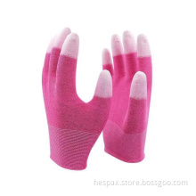 Hespax PU Finger Coated Carbon Fiber Dexterous Glove